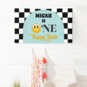 レトロワンハッピードゥデ誕生日ラージバナー 横断幕 (インサイチュ)