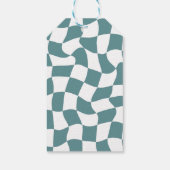 レトロワンハッピードファースト誕生日サンキューラベル ギフトタグ (裏面)