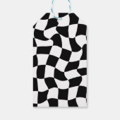 レトロワンハッピードファースト誕生日サンキューラベル ギフトタグ (裏面)