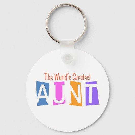 レトロワールド最大の叔母 キーホルダー (正面)