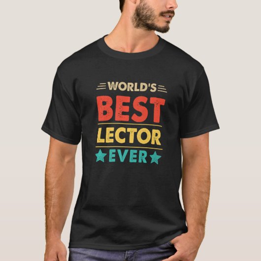 レトロワールド最高のズレクター・エバー Tシャツ (正面)