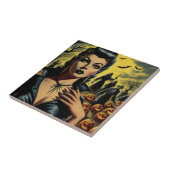 レトロヴァンパイアガール タイル (側面)