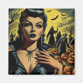 レトロヴァンパイアガール マグネット (正面)