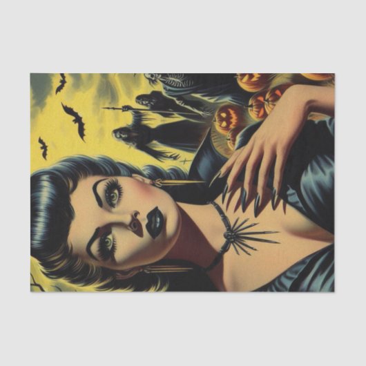 レトロヴァンパイアガール 薄葉紙 (正面)