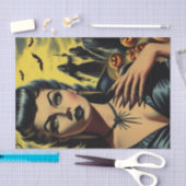 レトロヴァンパイアガール 薄葉紙 (クラフト)