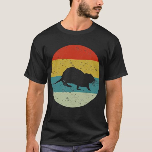 レトロヴィナッツビーバー Tシャツ (正面)