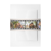 レトロヴィネット写真コラージフィルムストリップ 招待状ベリーバンド (正面例)