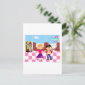 レトロヴィルソックホップディナー ポストカード (スタンド正面)