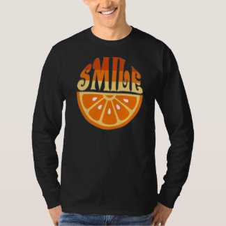 レトロヴィンテージかわいいスマイルレモンサマーフルーツサマー Tシャツ