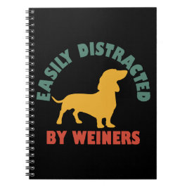 レトロヴィンテージがウィーナーに気を取られる ノートブック