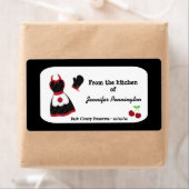 レトロヴィンテージさくらんぼのキッチンラベル ラベル (インサイチュ)