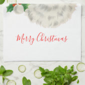 レトロヴィンテージすてきサンタクロース キッチンタオル (折り畳み)