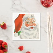 レトロヴィンテージすてきサンタクロース スタンダードカクテルナプキン (インサイチュ)