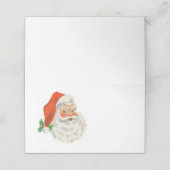 レトロヴィンテージすてきサンタクロース プレイスカード (外部開封)