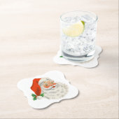 レトロヴィンテージすてきサンタクロース ペーパーコースター (インサイチュ)