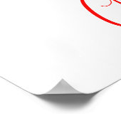 レトロヴィンテージすてきサンタクロース ポスター (角)