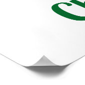 レトロヴィンテージすてきサンタクロース ポスター (角)