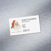 レトロヴィンテージすてきサンタクロース マグネット名刺 (インサイチュ)