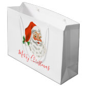 レトロヴィンテージすてきサンタクロース ラージペーパーバッグ (裏面アングル)