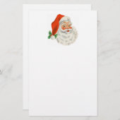 レトロヴィンテージすてきサンタクロース 便箋 (正面/裏面)