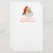 レトロヴィンテージすてきサンタクロース 便箋 (正面/裏面)