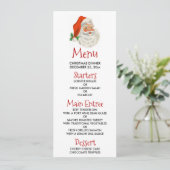 レトロヴィンテージすてきサンタクロース 招待状 (スタンド正面)