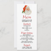 レトロヴィンテージすてきサンタクロース 招待状 (正面)