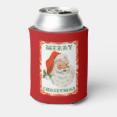 レトロヴィンテージすてきサンタクロース 缶クーラー (缶裏面)