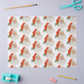 レトロヴィンテージすてきサンタクロース 薄葉紙 (クラフト)