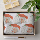 レトロヴィンテージすてきサンタクロース 薄葉紙 (ギフト)