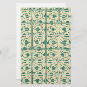 レトロヴィンテージつる植物文房具 便箋 (正面/裏面)