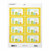 レトロヴィンテージのキッチンラベル ラベル (フルシート)