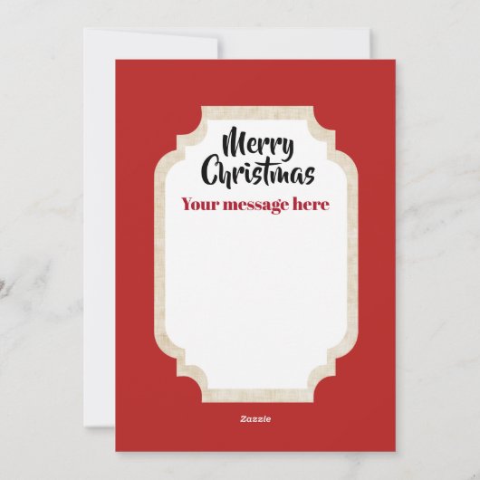 レトロヴィンテージのクリスマスキャッツにメッセージカードを追加 シーズンカード (裏面)