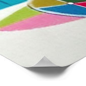 レトロヴィンテージのクリスマスキャッツホリデーポスター ポスター (角)