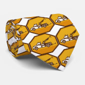 レトロヴィンテージの牽引のレッカー車の側面図 ネクタイ (ロール)