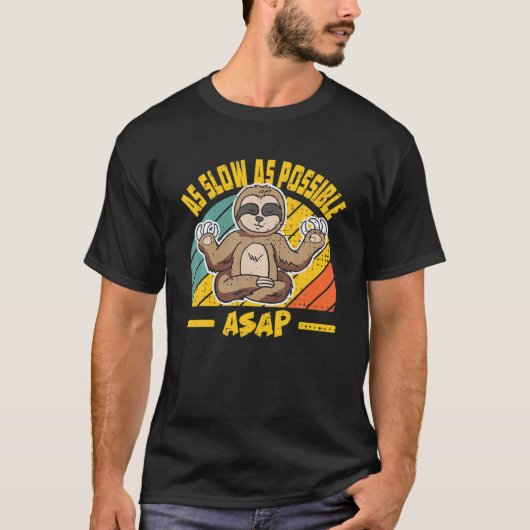 レトロヴィンテージは可能な限り遅くASAP Tシャツ (正面)