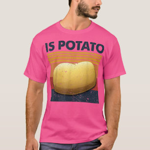 レトロヴィンテージはLで見られるようにテレビでポテトである Tシャツ