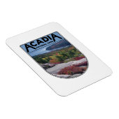 レトロヴィンテージアカディア国立公園メーンアイランド マグネット (右側)