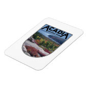 レトロヴィンテージアカディア国立公園メーンアイランド マグネット (左側)