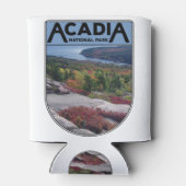 レトロヴィンテージアカディア国立公園メーンアイランド 缶クーラー (裏面)