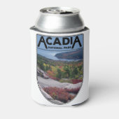 レトロヴィンテージアカディア国立公園メーンアイランド 缶クーラー (缶裏面)