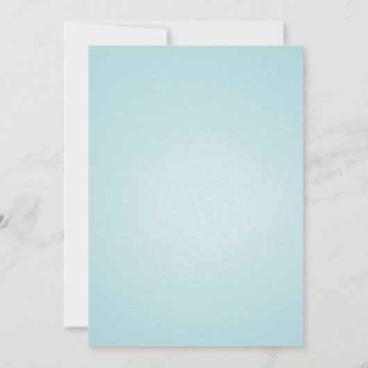 レトロヴィンテージアクアブルーベガスカジノ招待状 招待状 (裏面)