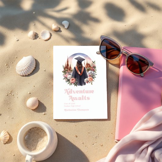 レトロヴィンテージアドベンチャーが卒業写真を待つ 案内状