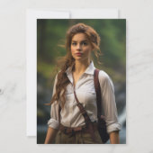 レトロヴィンテージアドベンチャーが卒業写真を待つ 案内状 (裏面)