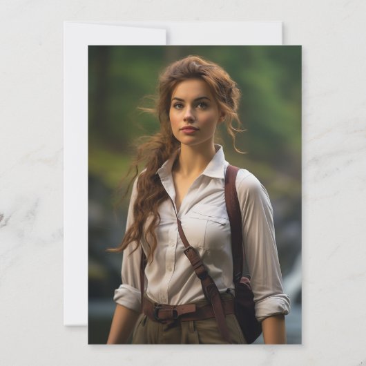 レトロヴィンテージアドベンチャーが卒業写真を待つ 案内状 (裏面)