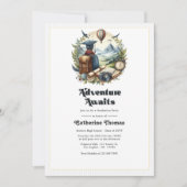 レトロヴィンテージアドベンチャーワアウェイズ卒業党 招待状 (正面)