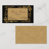 レトロヴィンテージアンティーク 名刺 (正面/裏面)