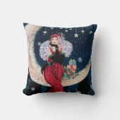 レトロヴィンテージアートデコクリスマス装飾用クッション クッション (正面)