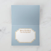 レトロヴィンテージアートデコレディースクリスマスホリデイ シーズンカード (内部)