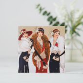 レトロヴィンテージアートdecoレディース追加メッセージ シーズンカード (スタンド正面)